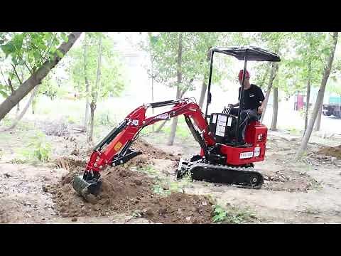 Der neue Minibagger mit seitlicher Joystick-Steuerung