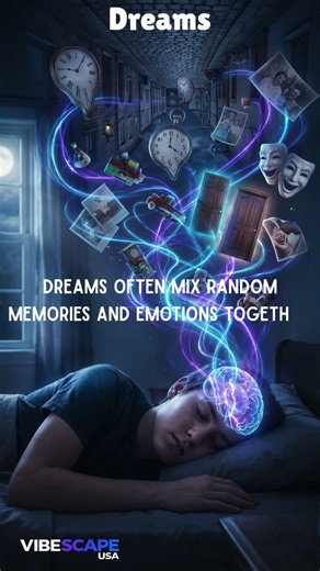 Why Weird Dreams Feel So Real 😳 Dream Psychology #shorts,#dreams, #psychology
