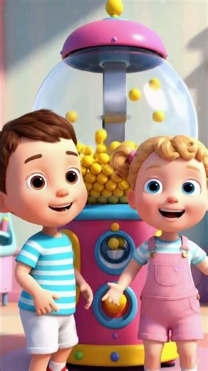 Candy Machine Fun for Kids 🍬🎡 | Cute 3D Cartoon Animation #kids