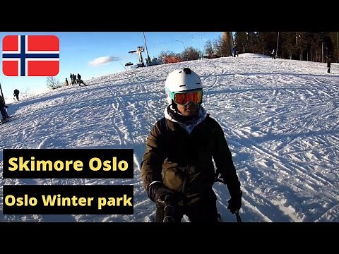 Skiing in Oslo,Norway | Oslo Winter Park (Skimore Oslo) | Tryvann