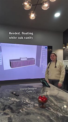 Custom Rift Sawn White Oak Custom Floating Vanity Cabinet Design and Plan Review