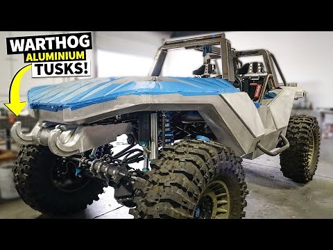 Plasma Cut TUSKS for our Halo Warthog!