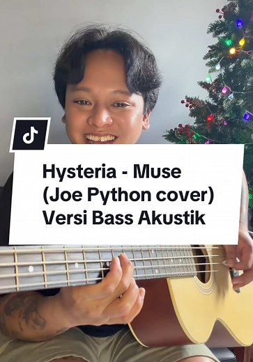Hysteria - Muse: Bass Akustik Cover oleh Joe Python