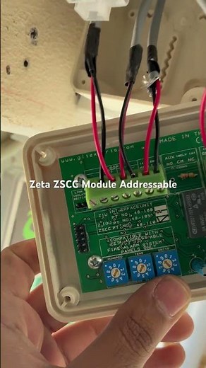 Fire detection & alarm system/ Zeta ZSCC controller addressable module