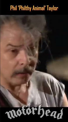 Phil 'Philthy Animal' Taylor (Motorhead) #motörhead #drummer #heavymetal