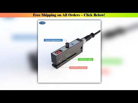 FGU03-S M8 Slot Type Aluminum Opaque Label Sensor Self-adhesive Photoelectric Switch for Labeling