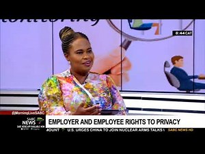 Employer and employee rights to privacy