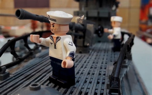 【拼砌大师】「乐高二战」德国U型潜艇细节全面欣赏（玩家花六个月搭建）