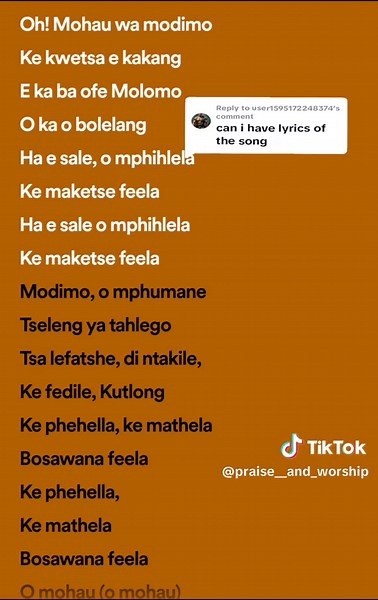 Joyous Celebration - O Mohau Song Lyrics & Videos