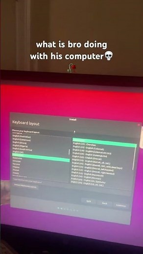 windows user dual-booting linux setup💀🥀
