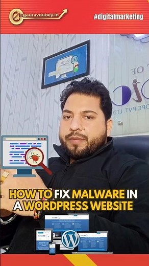 How to Remove Malware in the WordPress Website, Remove Virus from WordPress CMS | Gaurav Dubey