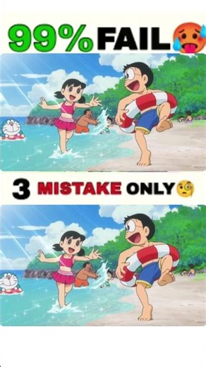 99% wrong Find 3 difference 🧠🤯.. || #find #viralvideo #doreamongame #doraemon #trending #like