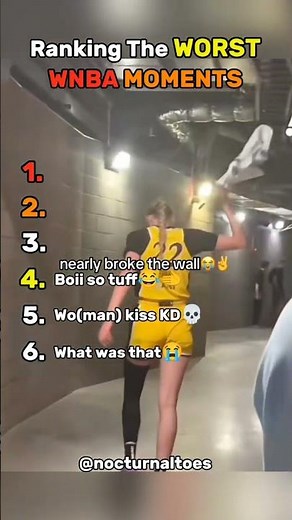 Ranking The WORST WNBA Moments😭💀