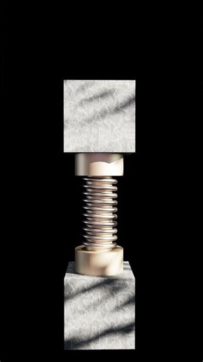 Spring animation in blender #satisfying #loop #shorts #blender3d #blender