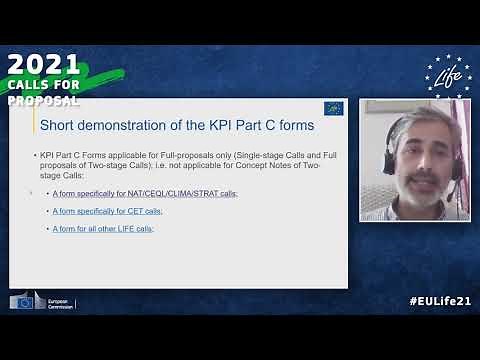 LIFE Call for Proposals 2021: New LIFE programme KPIs