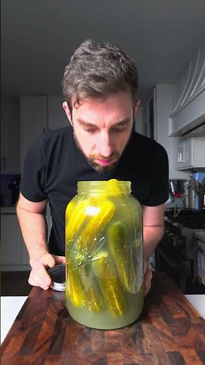 Make Salty Savory Pickles At Home With One Weird Step!