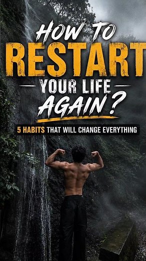How To Restart Your Life Again 🔥 | 5 Habits That Will Change Everything #disciplinewithravi #shorts