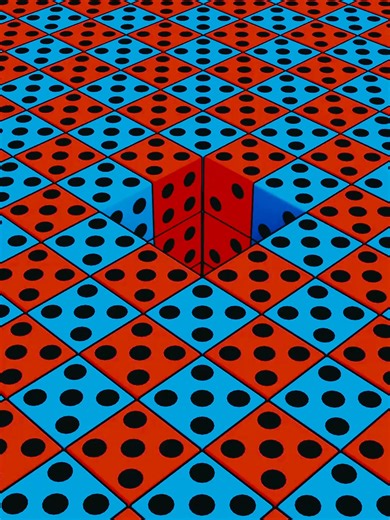 Satisfying Dice Slide & Drop Loop Animation