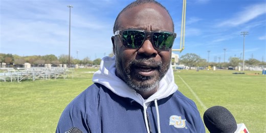 Southern head coach Marshall Faulk previews spring football