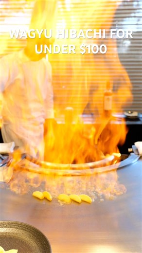 Wagyu Hibachi Lunch For Under $100! 🔥 #shorts #osakafood #japan
