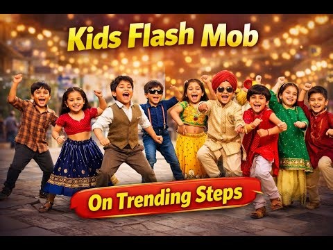 Kids Flash Mob Dance on Bollywood Medley | Cute & Energetic Performance