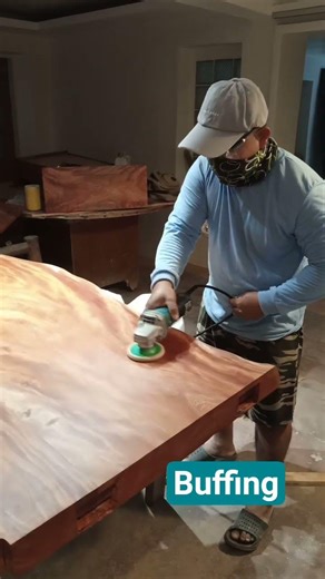 Buffing Table #polishingtable #furniture