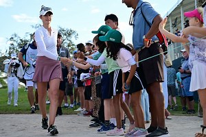 “Milestones at my house” - Nelly Korda takes commanding lead in Round 3 of the 2024 LPGA Drive On Championship in her hometown