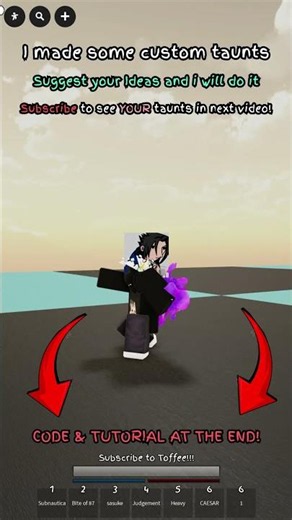CUSTOM TAUNTS TUTORIAL #jjs #roblox #jjscustom #tutorial #howto #tutorial