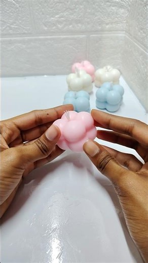 Bubble Scented Candle ✨🕯️ #trending #diy #scentedcandle #reels