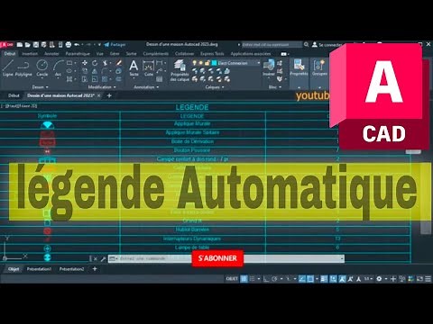 Lisp BST - Comment Créer une légende Automatique Sur AutoCAD