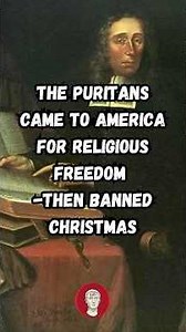 The Puritans came to America for religious freedom — then banned Christmas #history
