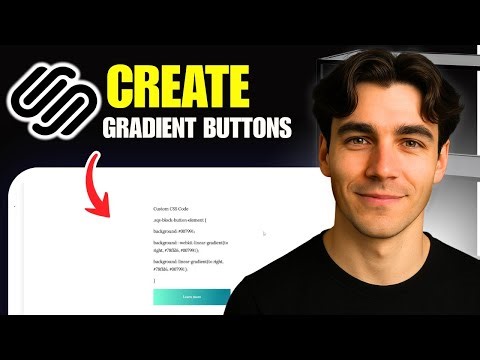 How to Create Gradient Buttons In Squarespace (Tutorial 2026)