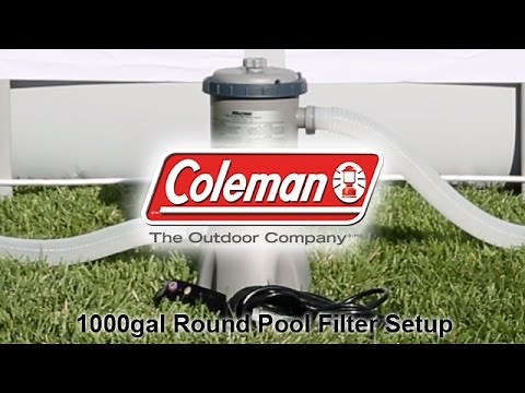 Coleman 1000 Gallon Filter Setup (Round Pool)