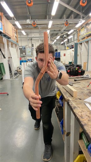 How to bend a copper pipe set perfectly!