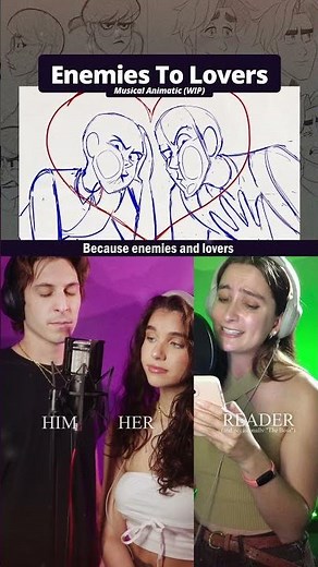 POV: you're reading a romance book!! ⚔️❤️ ENEMIES TO LOVERS: The Musical | ANIMATIC WIP