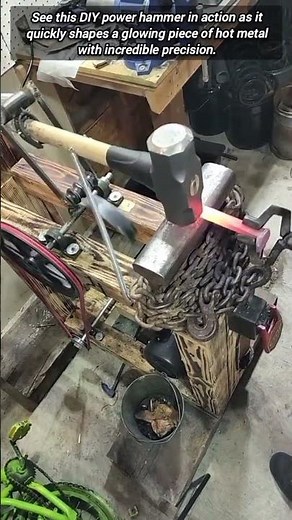 Building An Efficient DIY Power Hammer For Metal Forging