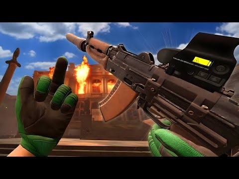 FIGHTING Players in VR with a AK 74 Stacked $1,500,000 Ghosts of Tabor