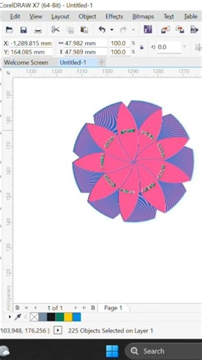 Amazing Round Shape Design in CorelDRAW | Beginner Trick