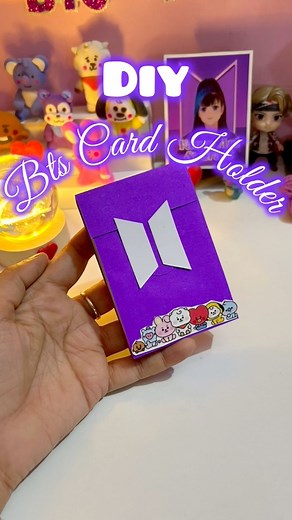 Diy Bts Craft #bts #btscraft #btsdiy #diybtscraft #craftideas #papercrafts #cardholder #btsmerch #crafting #BTS | Vamp Art And Craft