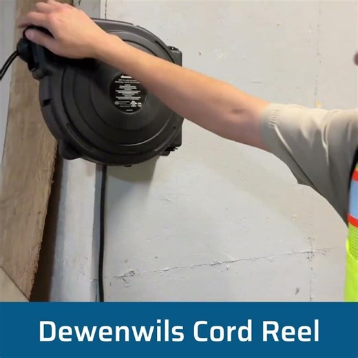 Pull. Lock. Release. — 50ft Retractable Cord Reel Done Right