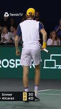 The First Ever Sinner vs Alcaraz Game 👀