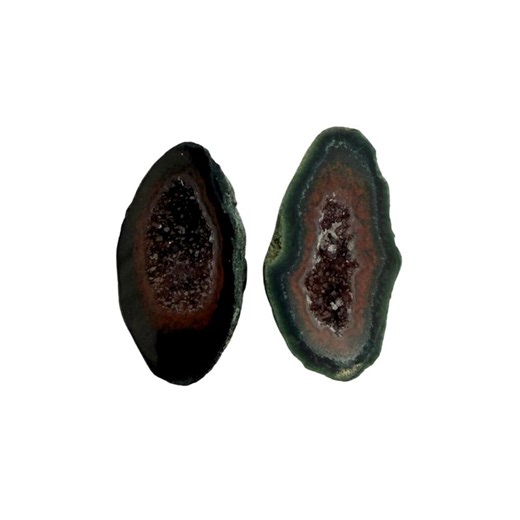 Small Geode Druzy Pair for Earrings and Other Jewelry - Etsy