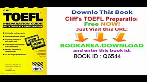 Toefl Preparation Books Free Download