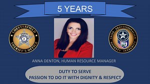 The Chesterfield Sheriff's Office would like to congratulate the employees who reached career milestones from August through October. Thank you for your hard work and dedication to our office and the community that we serve. | Chesterfield County Sheriff’s Office