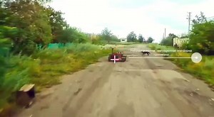 Ukrainian man decided to take a nap during the war