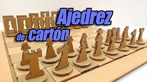 Ajedrez de cartón: Manualidades para niños y niñas fáciles de hacer