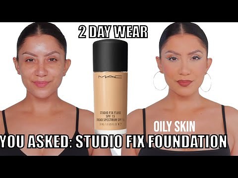 YOU ASKED ABOUT MAC STUDIO FIX FLUID SPF 15 FOUNDATION +2 DAY WEAR TEST *oily skin* | MagdalineJanet