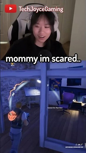 funny moments of TechJoyce playing fortnite.. (with lil brother)