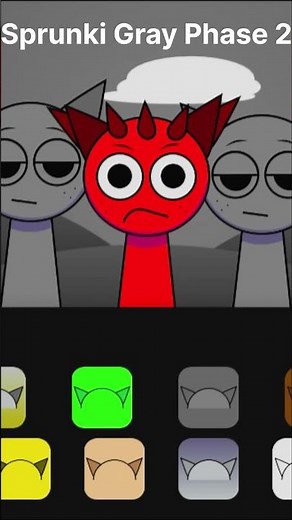 Sprunki Gray Phase 2 – Raddy Character Reveal