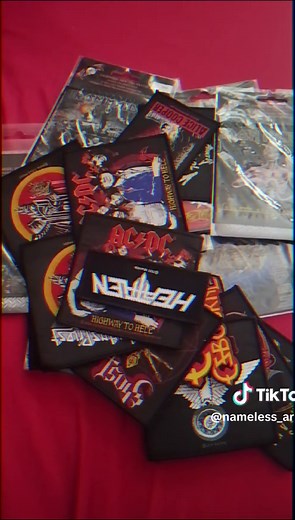 Saludos a todos. Nos vemos en la pre fiesta del @Titans Of Metal Festival Estos son algunos parches que llevaremos a la venta. 🤘🏽🔥 #titansofmetalfest